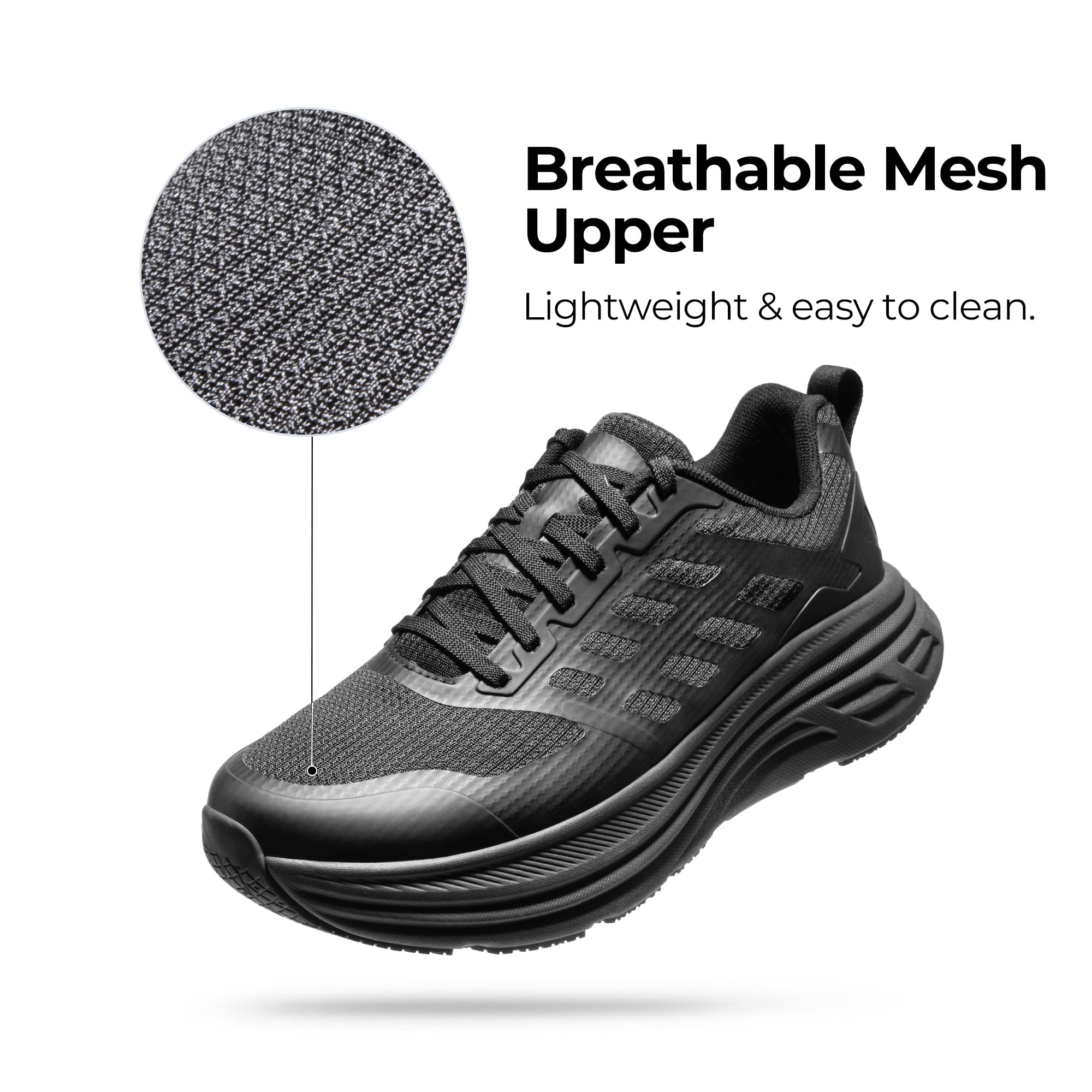 NORTIV 8 Men's Walking Running Tennis Cushioning Shoes ActiveFloat Non Slip Athletic Gym Workout Jogging Comfortable Sneakers - Image 5