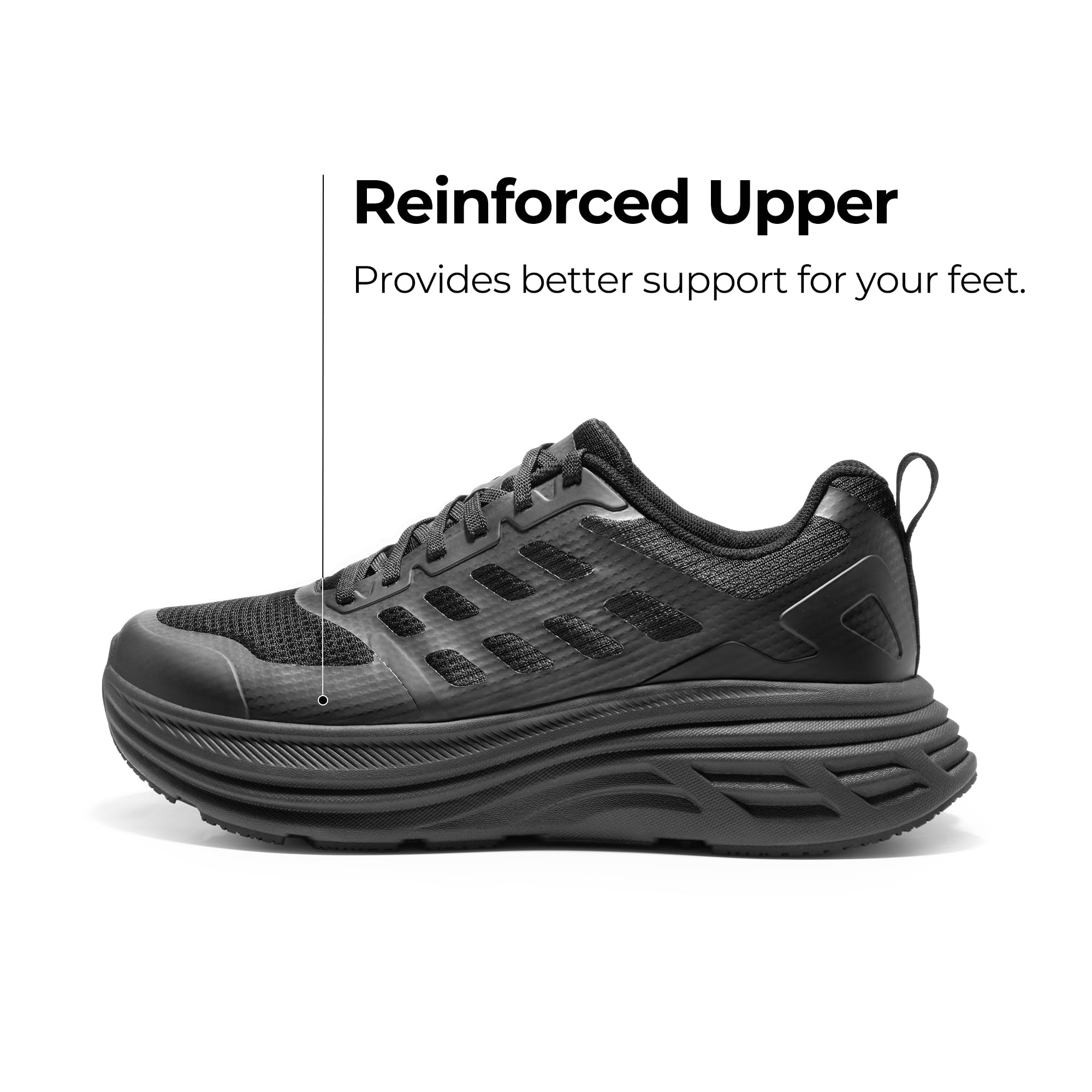 NORTIV 8 Men's Walking Running Tennis Cushioning Shoes ActiveFloat Non Slip Athletic Gym Workout Jogging Comfortable Sneakers - Image 6