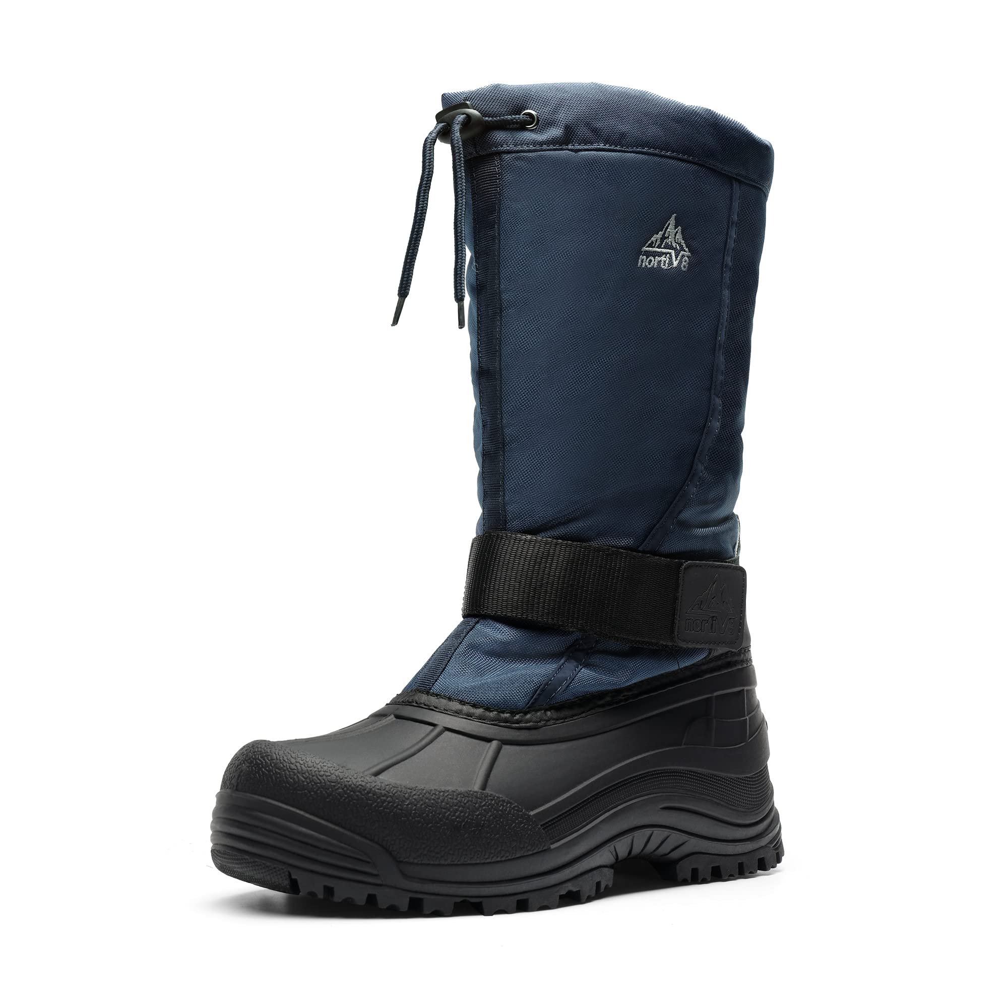 NORTIV 8 Men's Waterproof Winter Snow Boots Insulated Fur Liner Lightweight Outdoor Tall Boots - Image 8